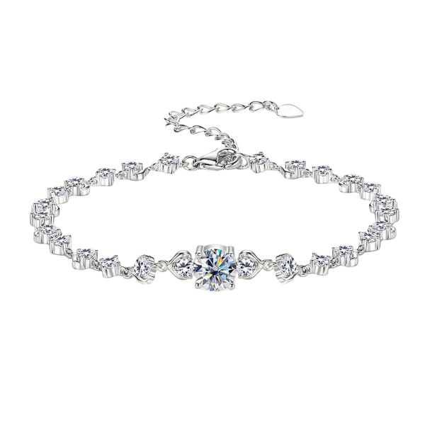 Moissanite Pod Design Bracelet