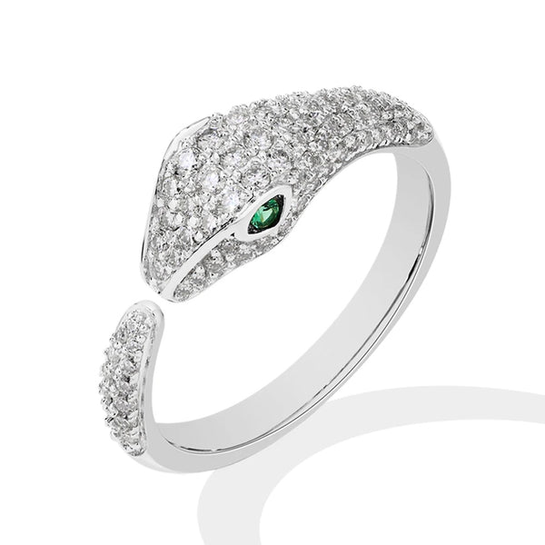 Snake Moissanite Ring