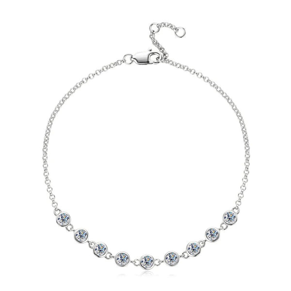 Round Moissanite Diamond Bracelet