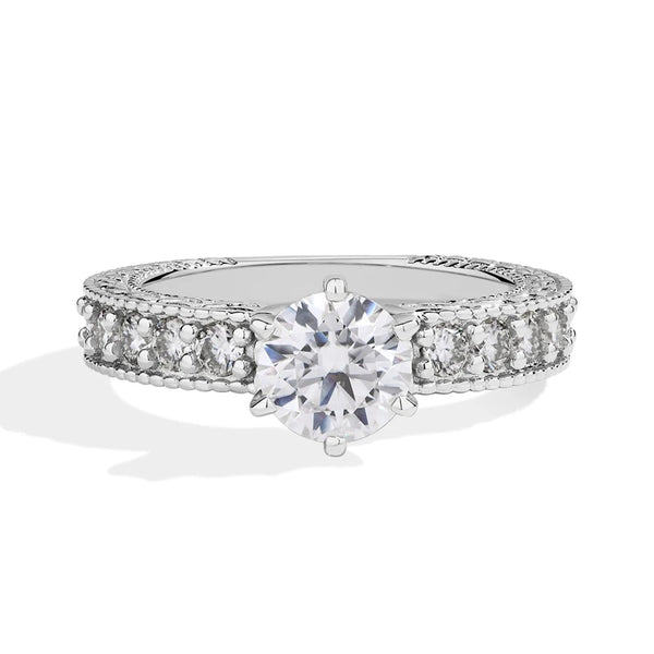 Moissanite Engagement Ring