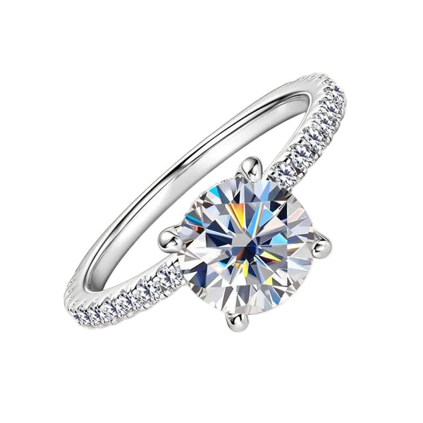 Moissanite Solitaire Ring