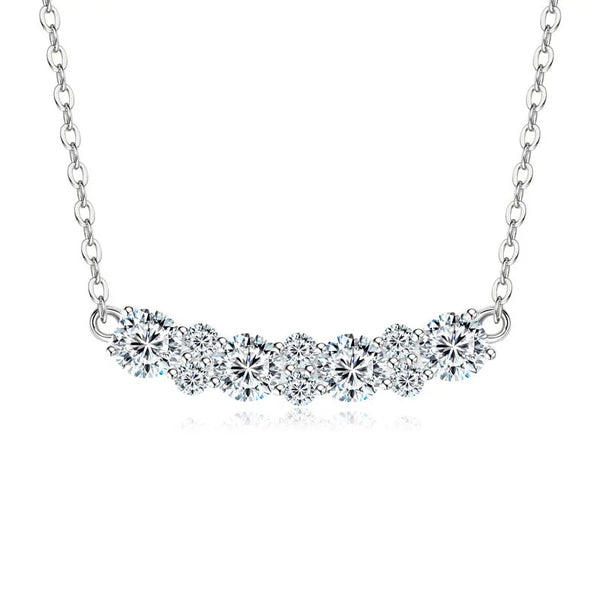 Minimal D Moissanite Necklace